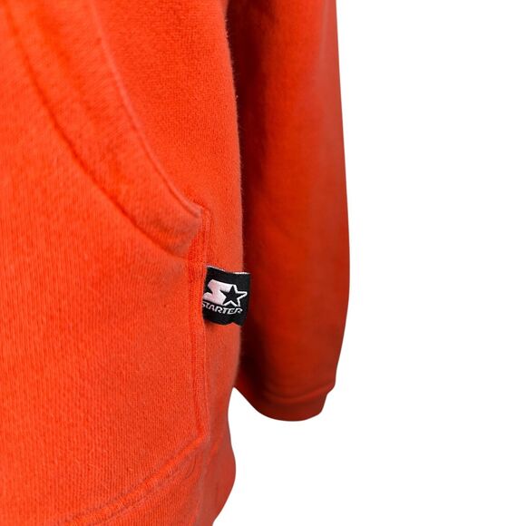 Vintage Starter Clemson Tigers Hoodie Men’s 2XL XXL Sweatshirt Pullover Orange - Picture 3 of 10